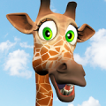 Sprechende Giraffe George