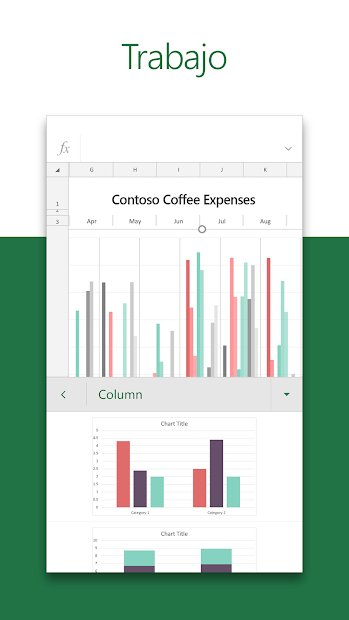 Excel: Ver, editar y crear hojas de cálculo