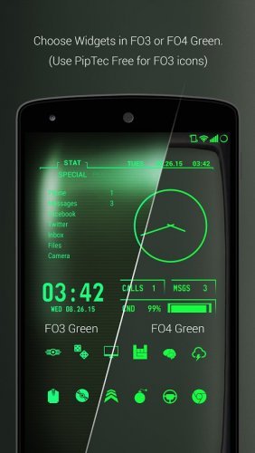 PipTec Green Icons & Live Wall