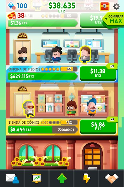 Cash, Inc. Juego de Clic de Dinero