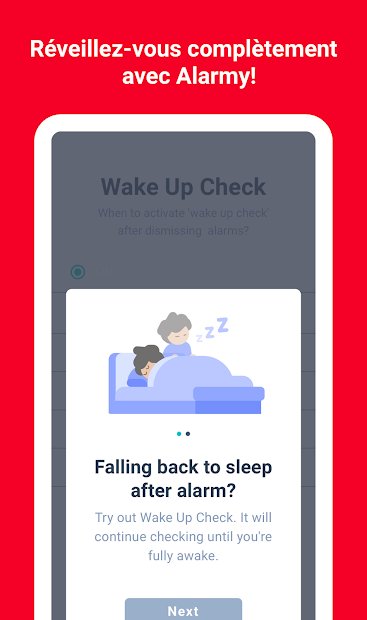 Alarmy-Réveil matin gratuit, matinale maths réveil