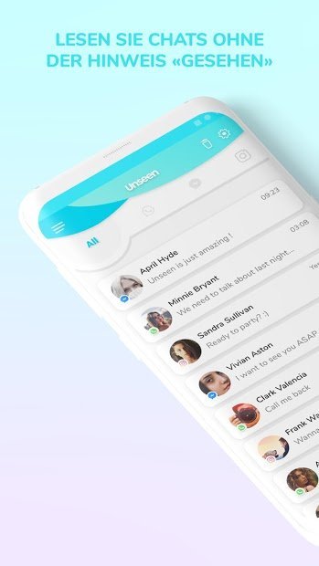 Unseen - Kein "zuletzt online"