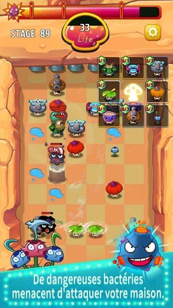 Super Champignon VS Bactéries