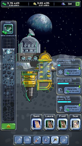 Magnata Idle: Companhia Espacial