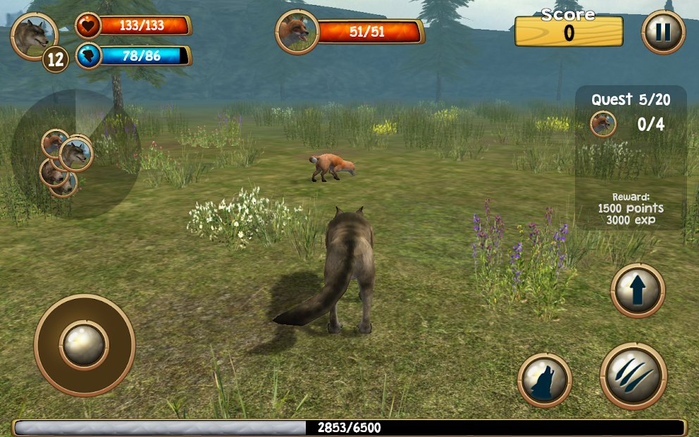 Wild Wolf Simulator 3D