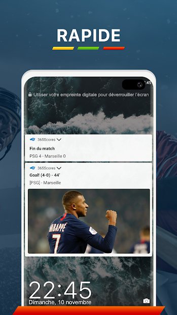 365Scores - Résultats Foot en Direct, Actus Sports