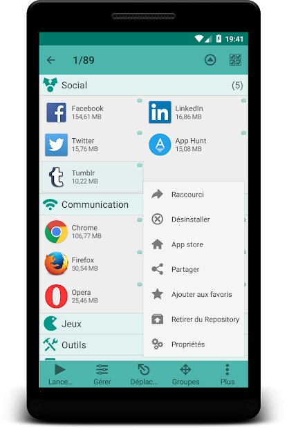 Glextor AppMgr & Organisateur