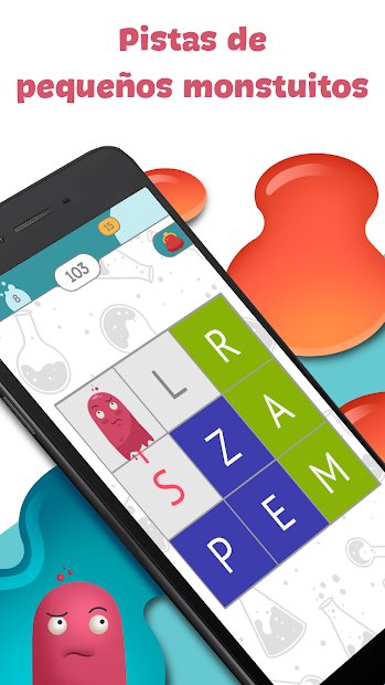 Probetas con palabras