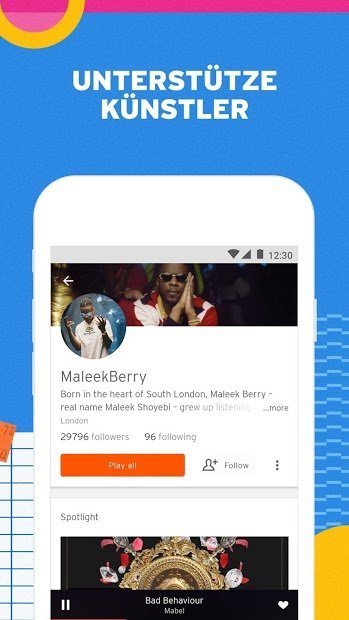 SoundCloud - Musik, Songs, Mixe & Playlists