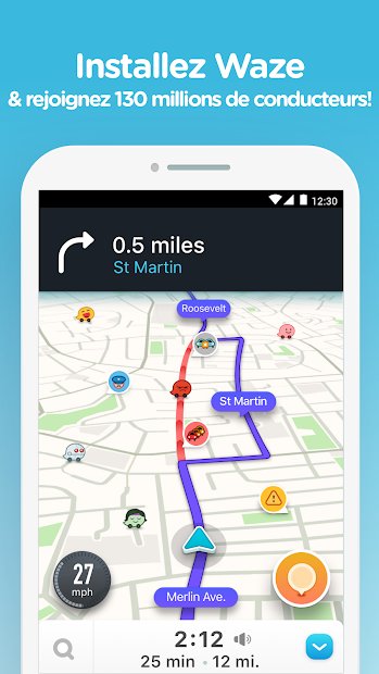 Waze - GPS, Cartes, Trafic & Navigation temps réel