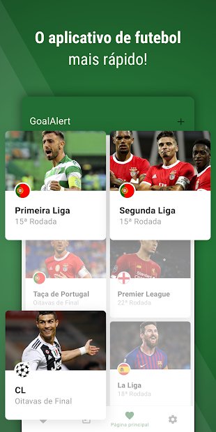 GoalAlert - O app de futebol mais rápido