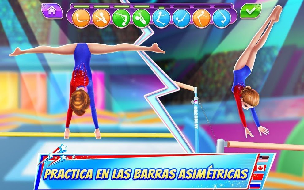 Gimnasta superestrella: !Da giros hasta el oro!
