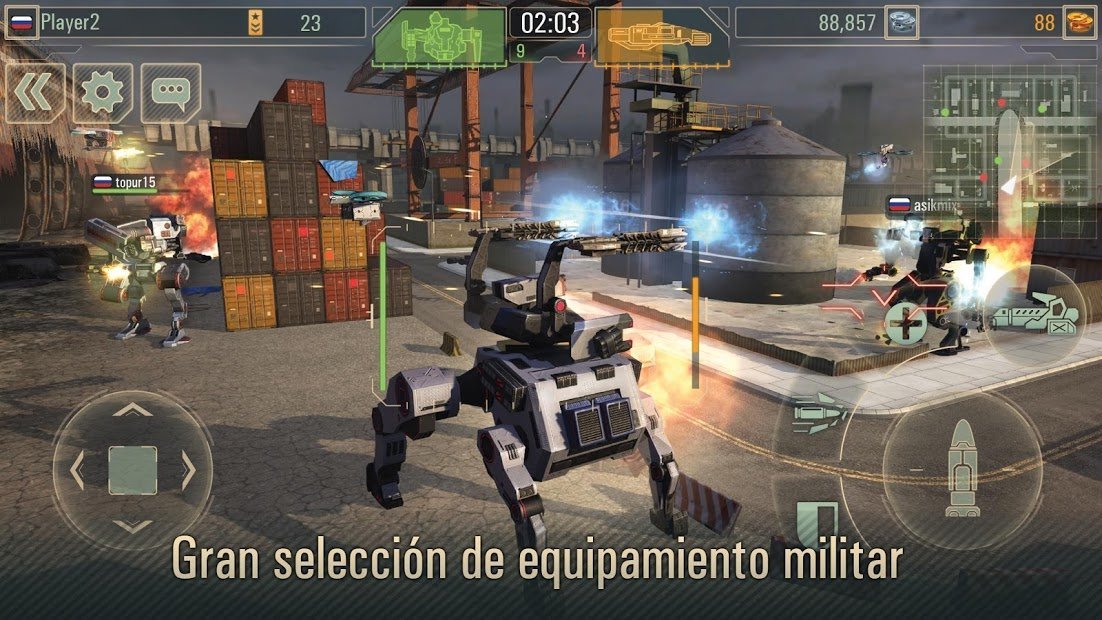 WWR: Guerra del Robot 3D