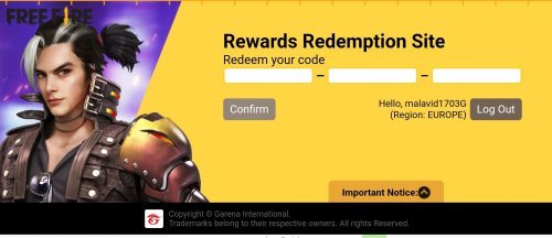 Rewards FF Garena