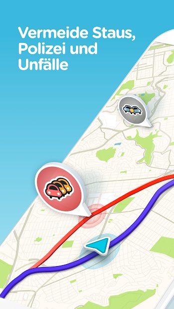 Waze - GPS, Echtzeit-Navigation, Karten & Verkehr