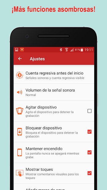 REC: Grabadora de Pantalla. UHD, FHD, HD.