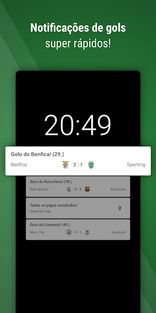 GoalAlert - O app de futebol mais rápido