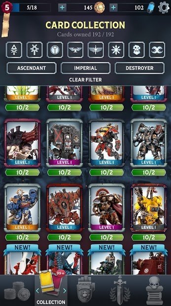 Warhammer Combat Cards - 40K Edition