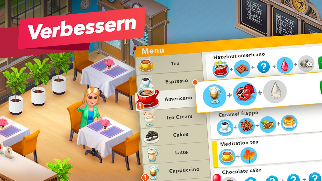 Mein Café — Restaurantspiel