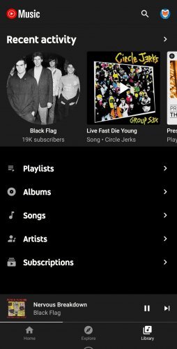 YouTube Music Vanced