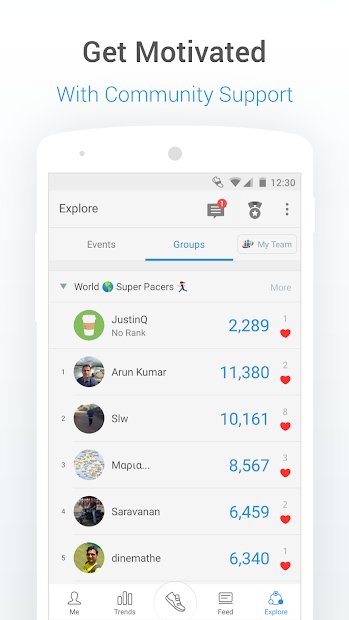 Walking & Running Pedometer for Health & Weight