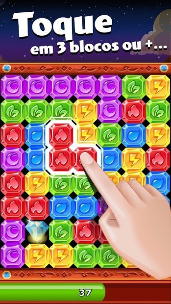 Diamond Dash: jogo de diamantes online - match-3