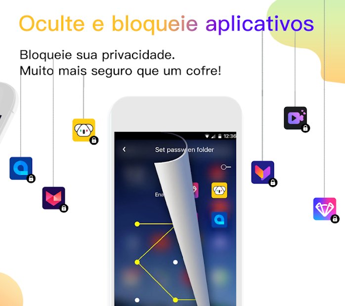 APUS Launcher: Temas, Papel de parede, Ocultar App