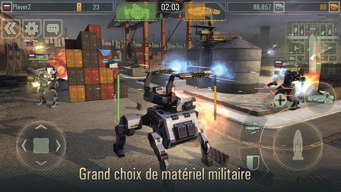 WWR: Robot Jeux de Guerre en ligne