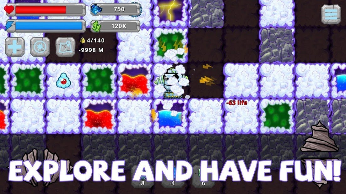 Digger Machine: cavar y encontrar minerales