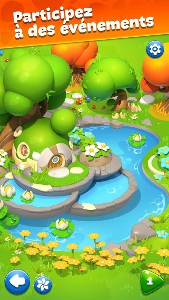 Gemmy Lands : Jeux d’explosion de bijoux Match 3