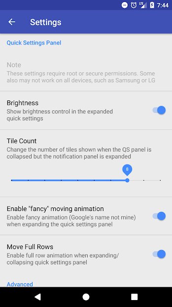 Custom Quick Settings