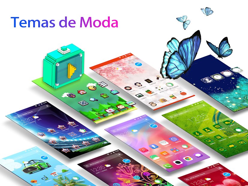 APUS Launcher: Tema, Pequeño, Rápido, Oculta Apps