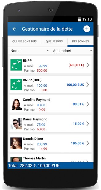 Gestionnaire de dettes