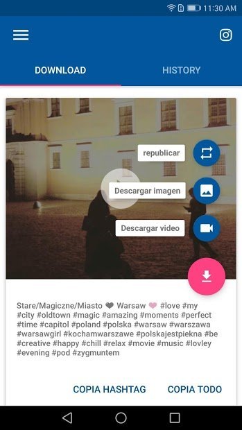 Descargar Videos de Instagram - Videos y Fotos