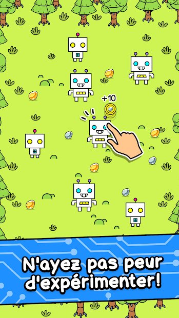 Robot Evolution – Jeu Clicker