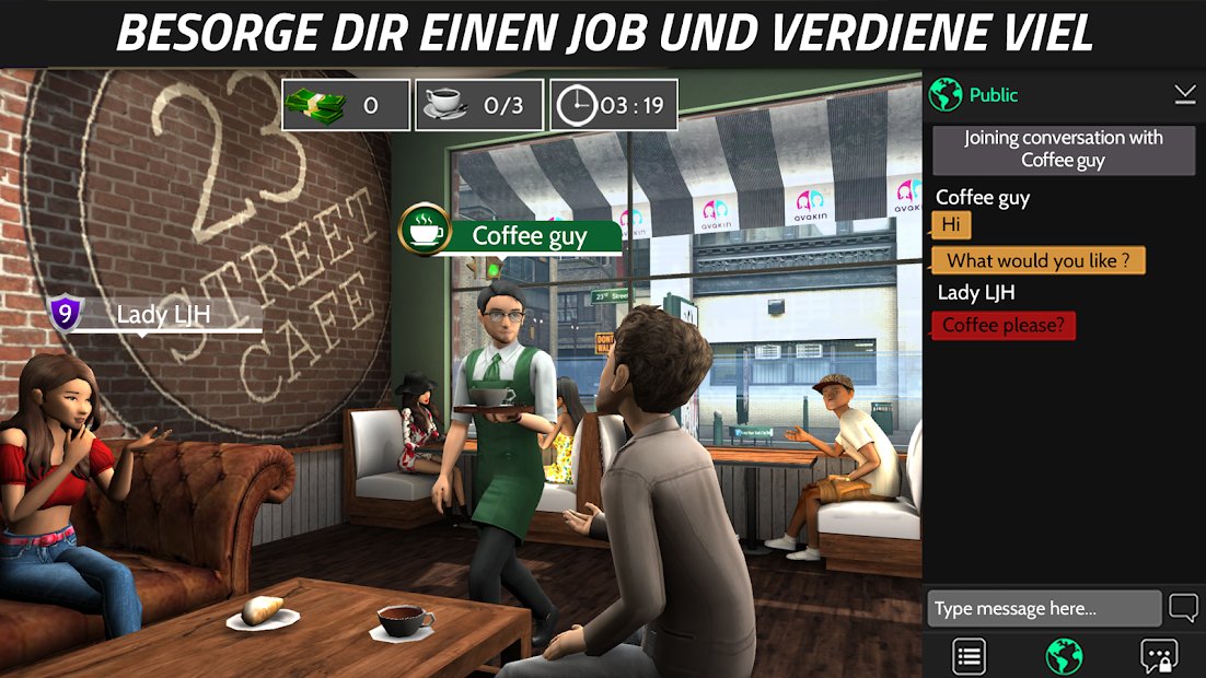 Avakin Life - Virtuelle 3D-Welt