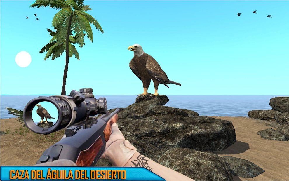 francotirador de aves del desierto