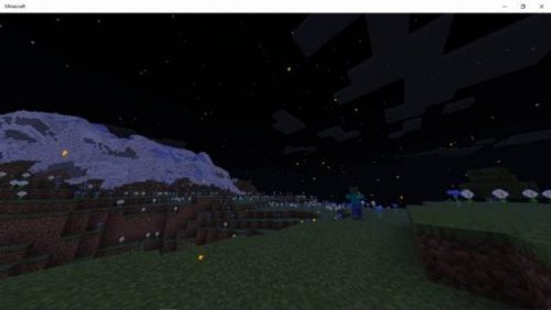 Mod lucioles ambiantes pour Minecraft