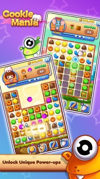 Cookie Mania - Match-3 Sweet Game