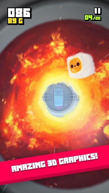 Fluffy Fall: Fly Fast to Dodge the Danger!