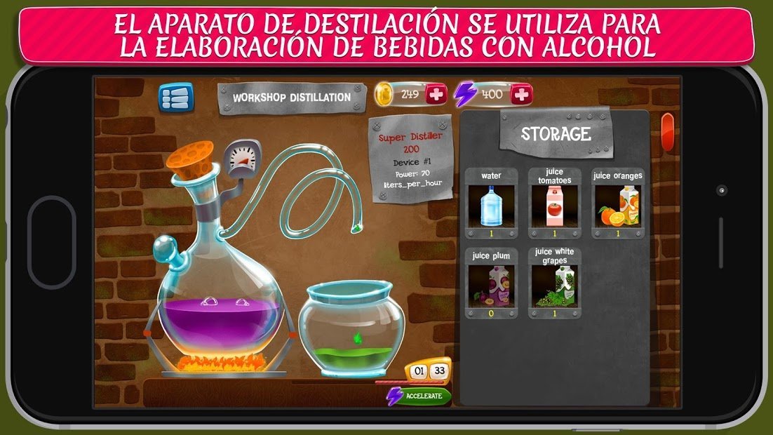 Alcohol Fábrica Simulator