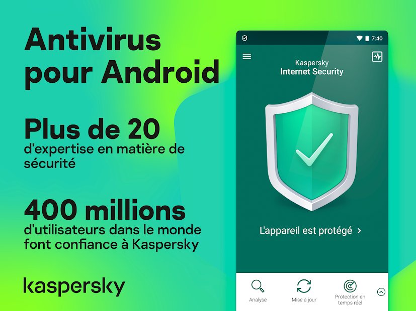 Kaspersky Protection Antivirus & Sécurité Internet