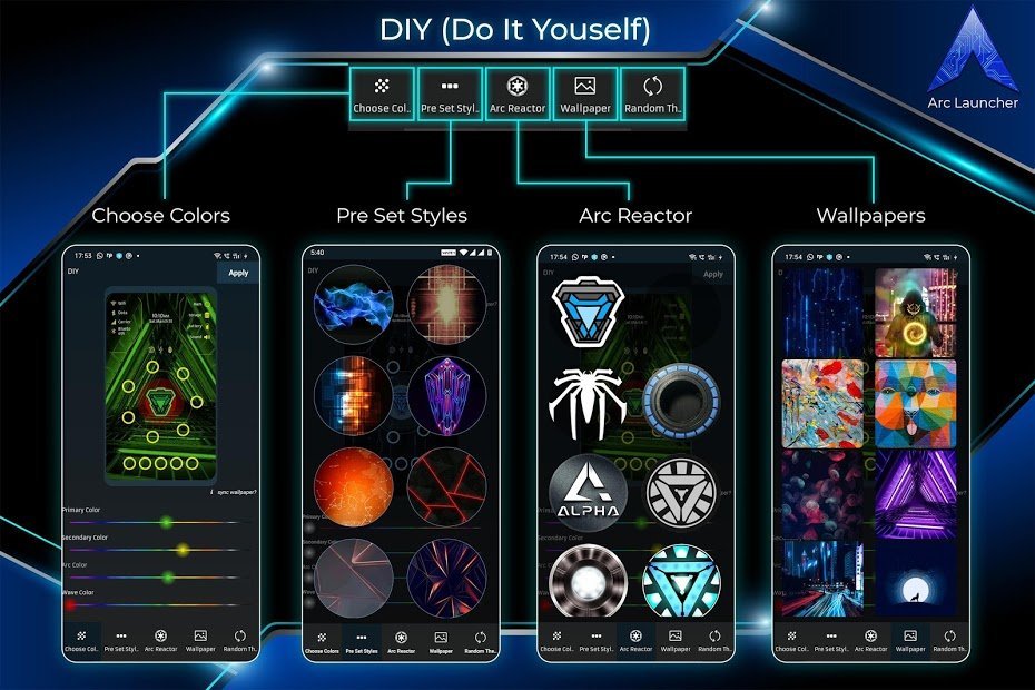 Arc Launcher Pro💎 HD Temas, Fondos de pantalla