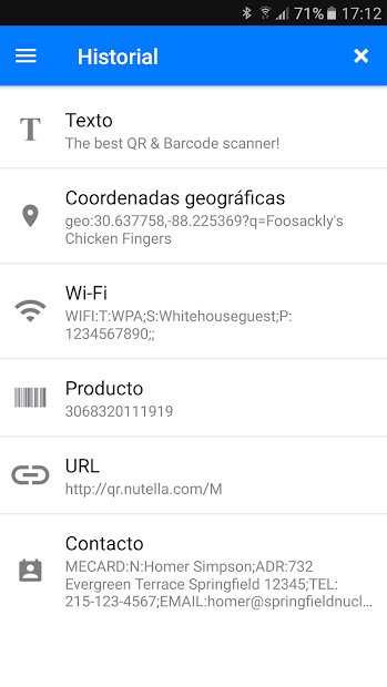 Escáner de QR/Código de Barras
