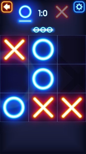 Glow Tic Tac Toe