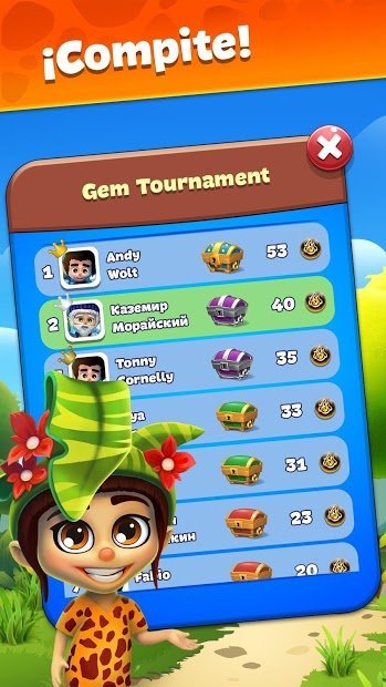 Gemmy Lands - Juegos Match 3 de gemas y joyas