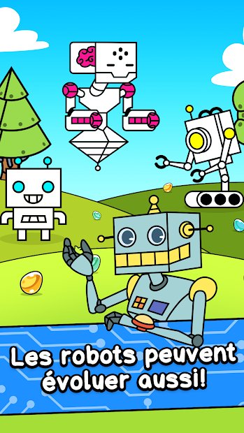 Robot Evolution – Jeu Clicker
