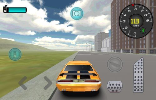 Classic car simulation 3D