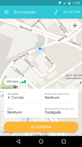 RunKeeper GPS Correr Caminhar