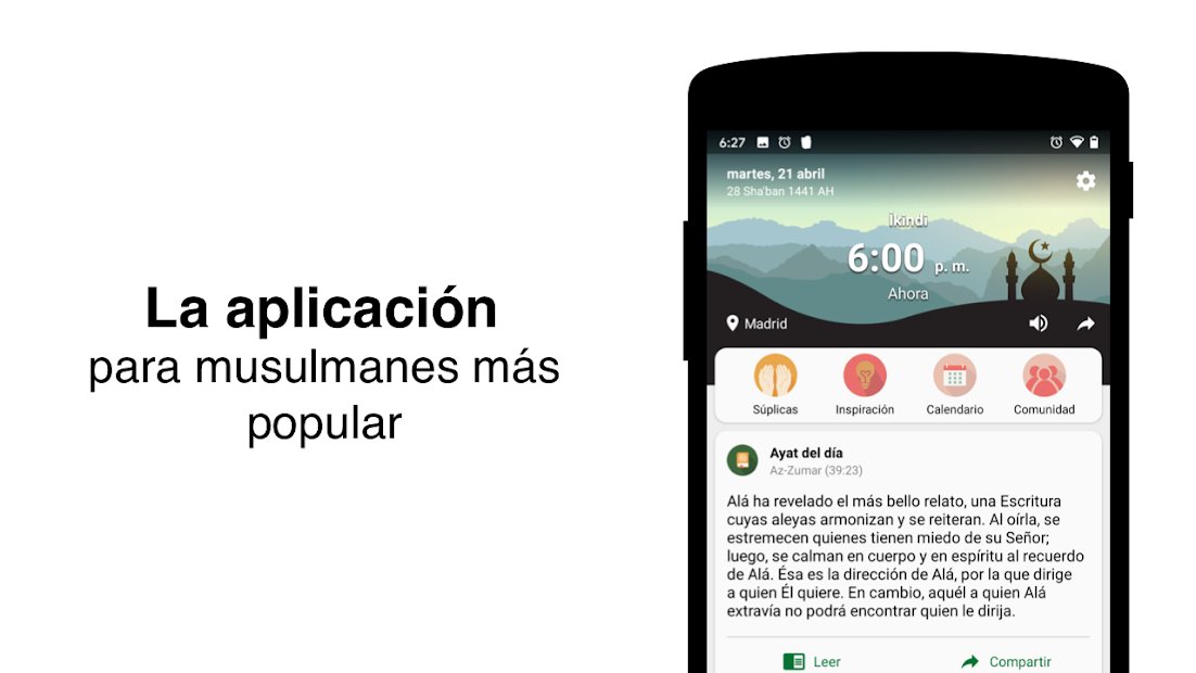 Muslim Pro - Horas del rezo, Athan, Corán y Quibla